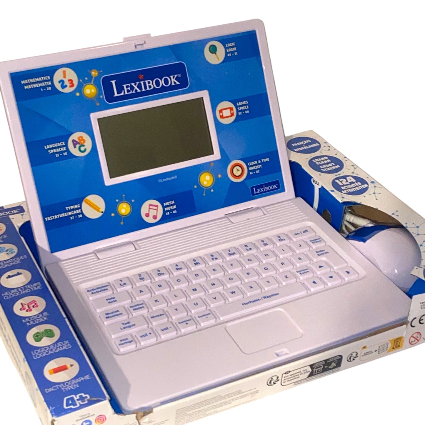 Lexibook JC598i10 Lerncomputer – Zweisprachig Französisch/Niederländisch, Kinder Geprüft