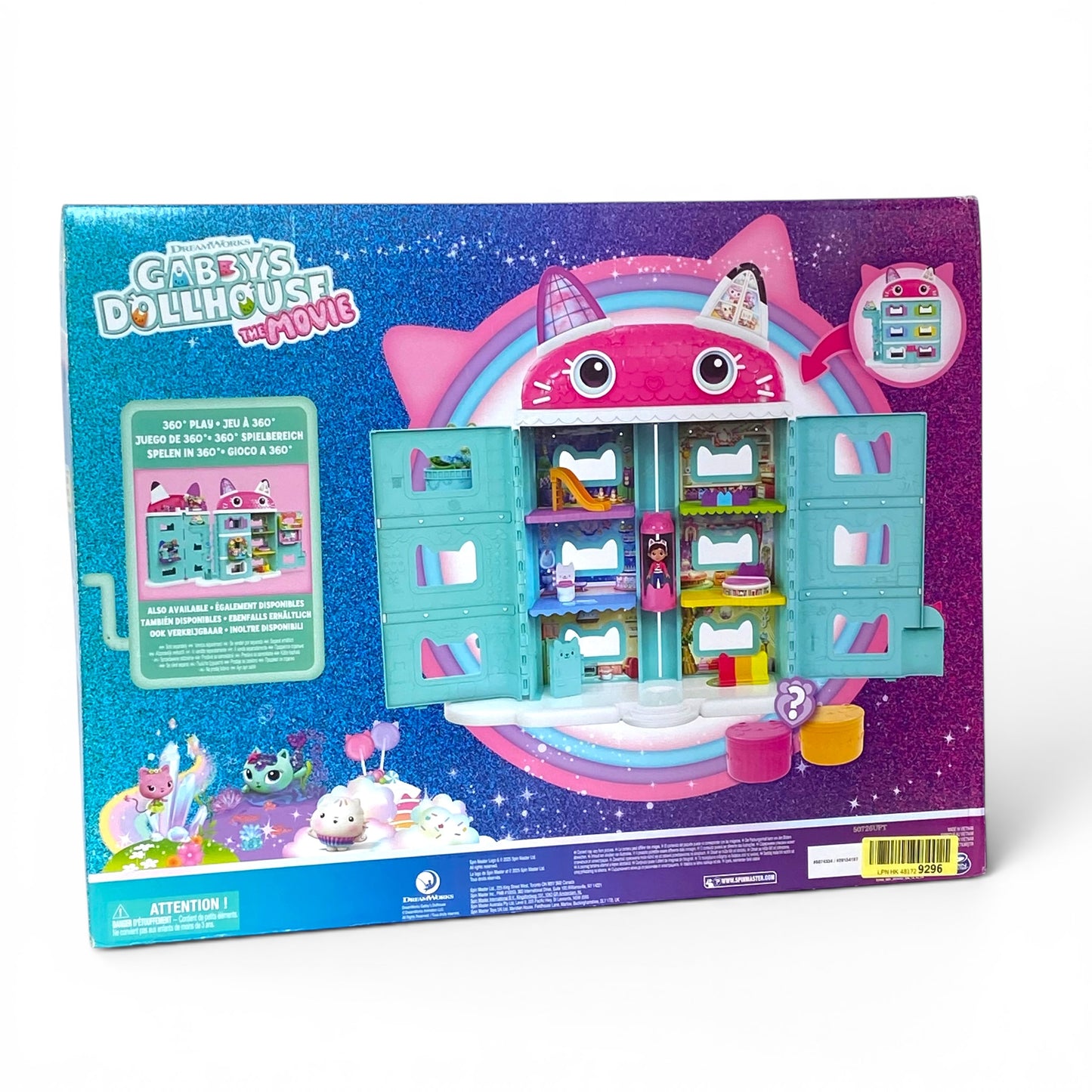 DREAMWORKS GABBY'S DOLLHOUSE – 60 cm Puppenhaus mit Gabby Figur