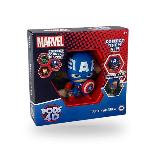 PODS 4D Marvel Figuren – 4D Captain America