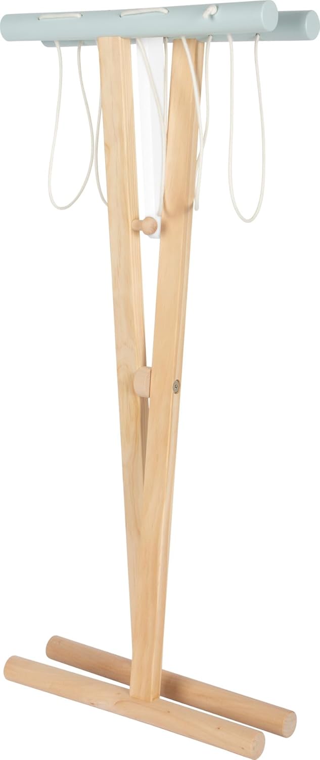 small Foot Wäscheständer – klappbar, aus Holz, für Kinder