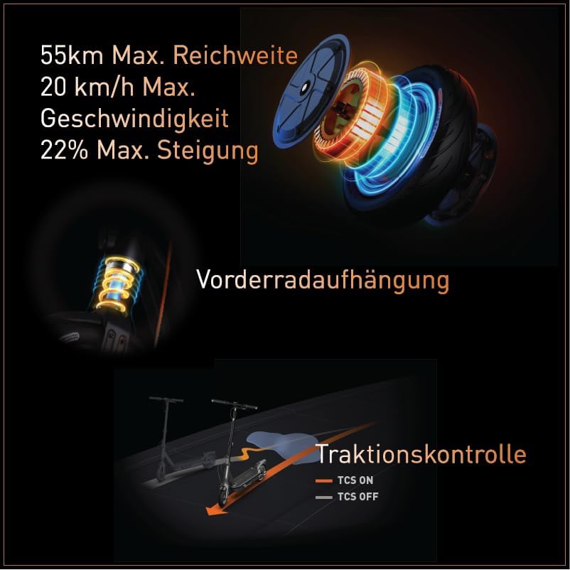 Segway-Ninebot F2 Pro D E-Scooter – Ideal für Stadtfahrten