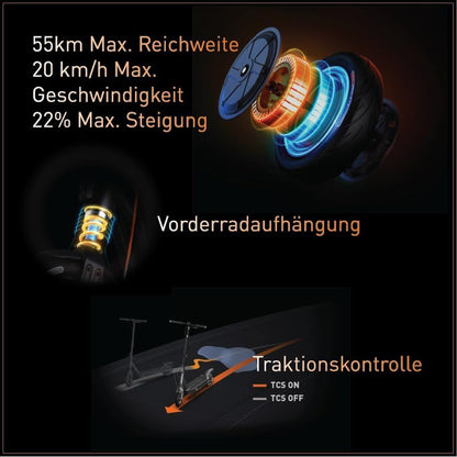 Segway-Ninebot F2 Pro D E-Scooter – Ideal für Stadtfahrten