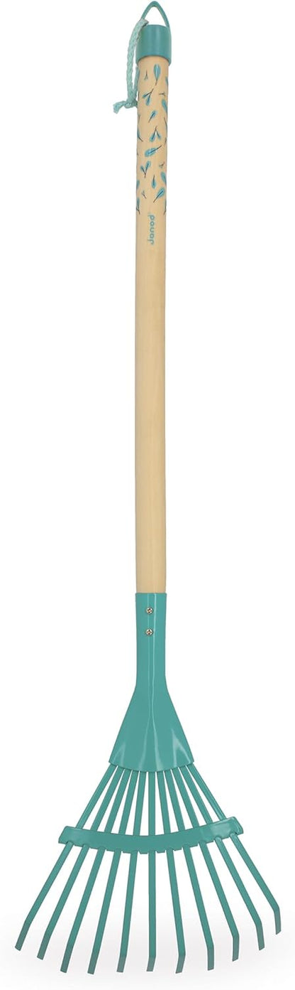 Janod Happy Garden Large Leaf Rake – Gartenarbeit für Kinder