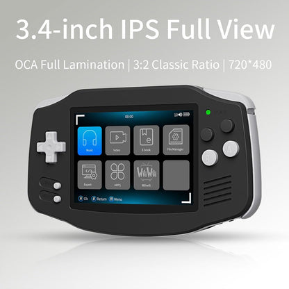 ANBERNIC RG 34XX Handheld Konsole – 5000+ Spiele, Wi-Fi Multiplayer