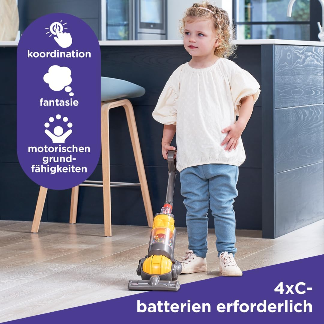 Casdon Dyson Ball – Realistischer Spielzeugstaubsauger für Kinder
