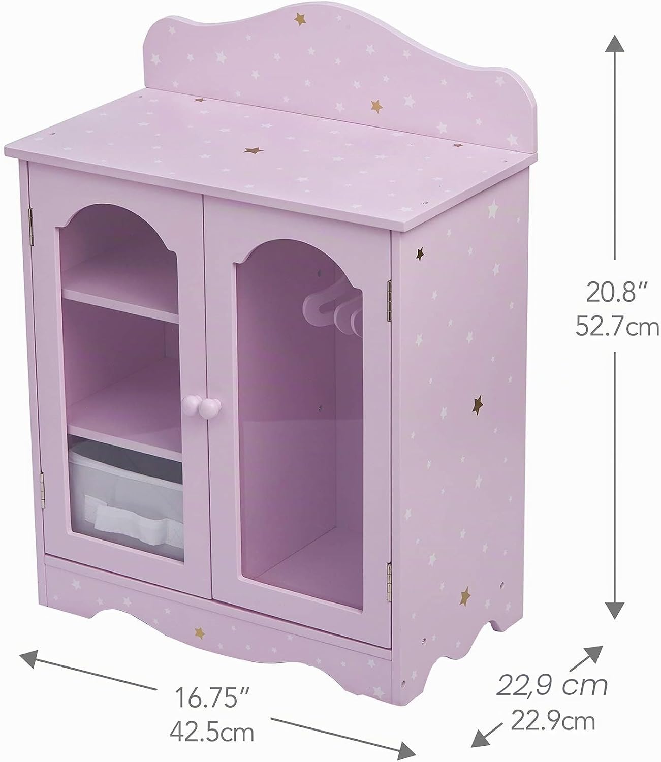Olivias World Puppenschrank – Ideal für 18-Zoll-Puppen