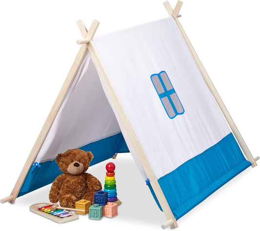 Relaxdays Spielzelt – Tipi für kreative Spielzeit