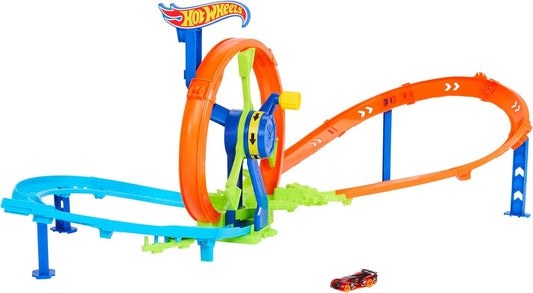 Hot Wheels JBX65 Spielzeugauto Streckenset – Looping & Crash-Zone