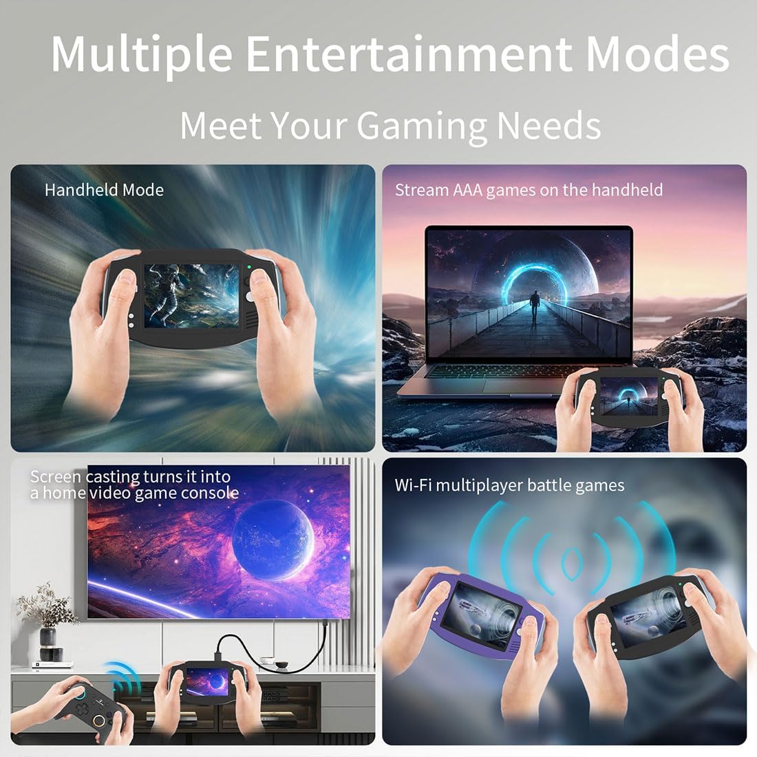 ANBERNIC RG 34XX Handheld Konsole – 5000+ Spiele, Wi-Fi Multiplayer