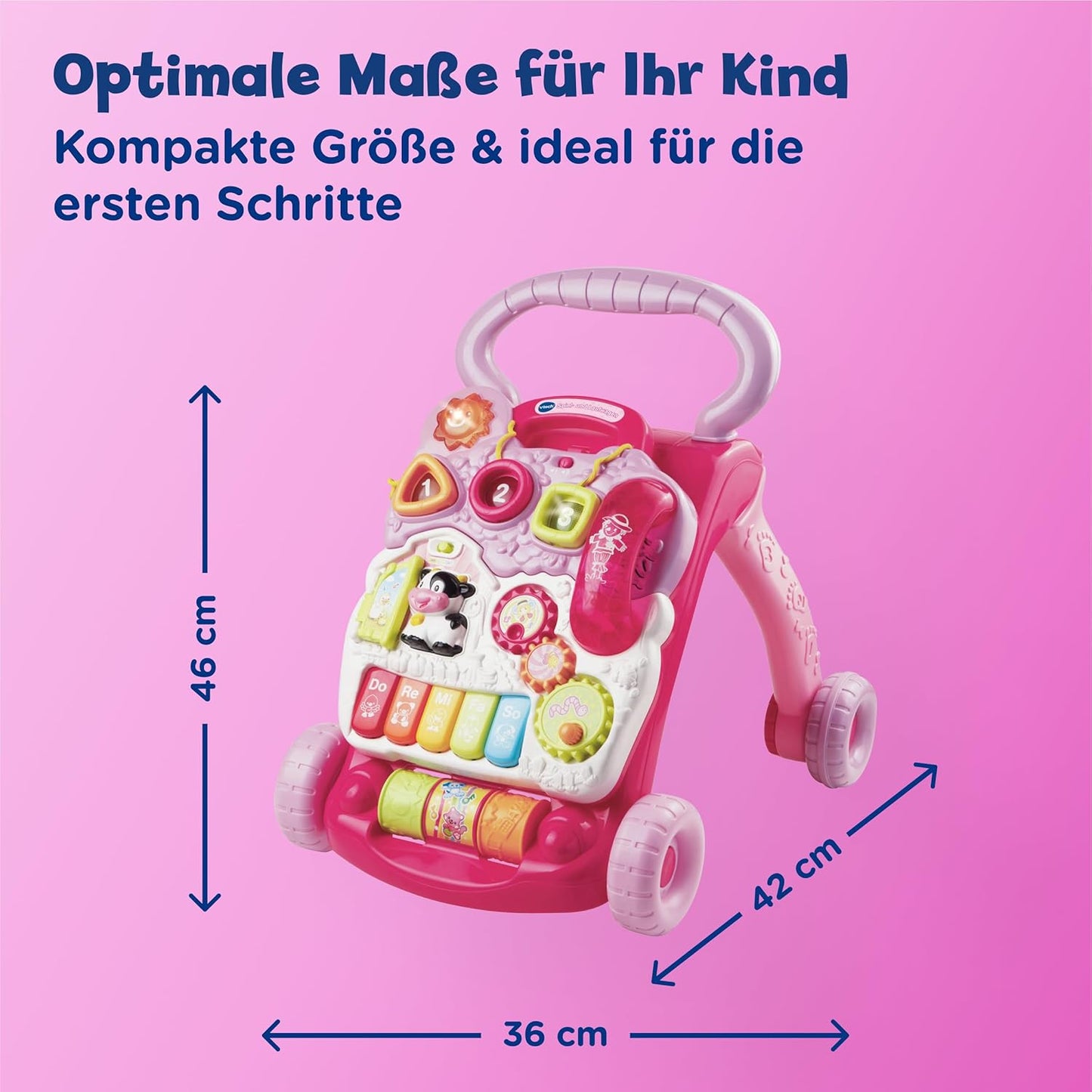 Vtech Spiel- und Laufwagen – Interaktive Lernhilfe für Kleinkinder