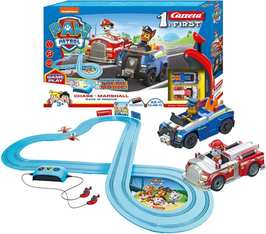 Carrera PAW Patrol Rennbahn – 2,4m Rennaction für Kinder!