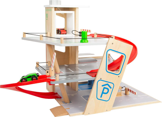 small foot Parkhaus Premium – 3 Ebenen Spielspaß für Kinder
