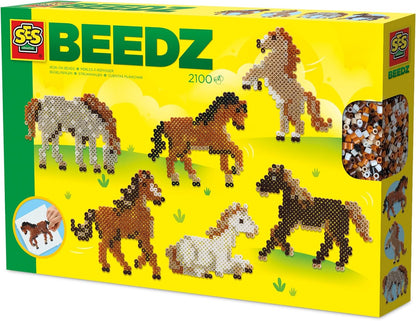 SES Creative Beedz Set – Gestalte Pferde aus Bügelperlen