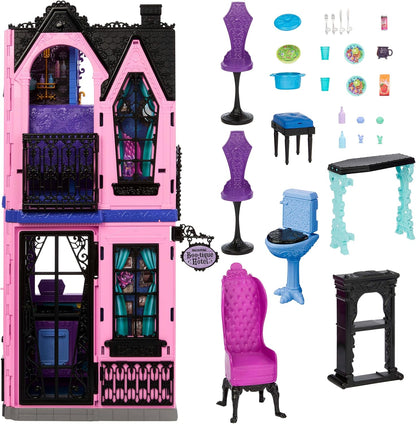 Monster High Hôtel Bouh-Tique – Faltbares Puppenhaus mit Zubehör