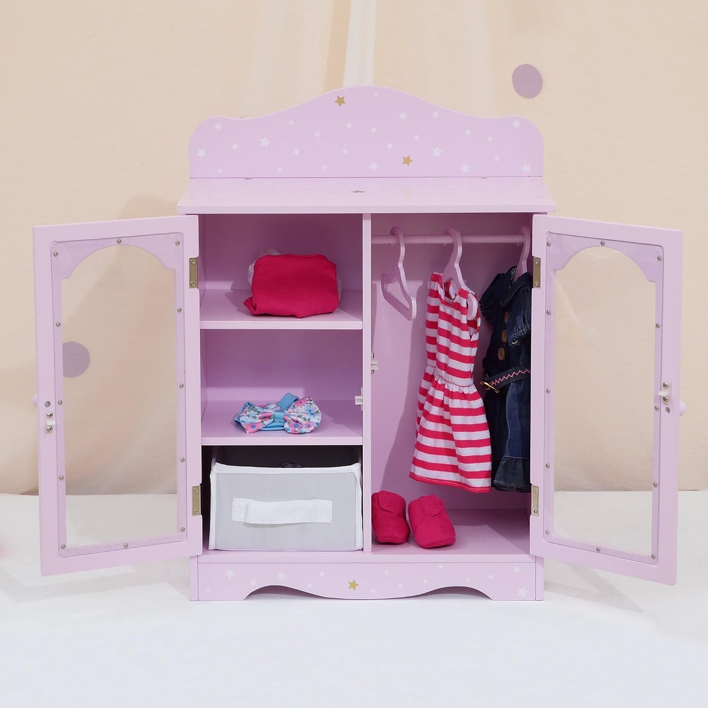 Olivias World Puppenschrank – Ideal für 18-Zoll-Puppen