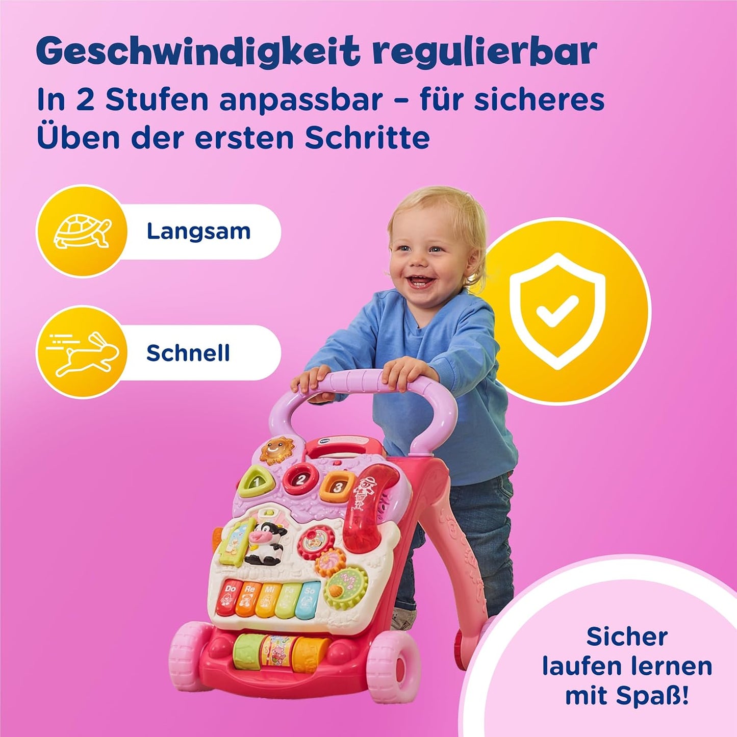 Vtech Spiel- und Laufwagen – Interaktive Lernhilfe für Kleinkinder
