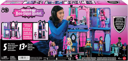 Monster High Hôtel Bouh-Tique – Faltbares Puppenhaus mit Zubehör