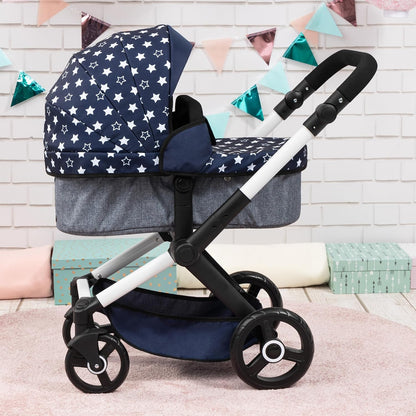 Bayer Design Puppenwagen Xeo – Höheneinstellbar und wandelbar