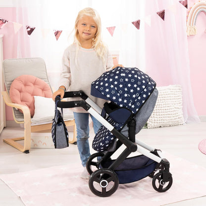 Bayer Design Puppenwagen Xeo – Höheneinstellbar und wandelbar