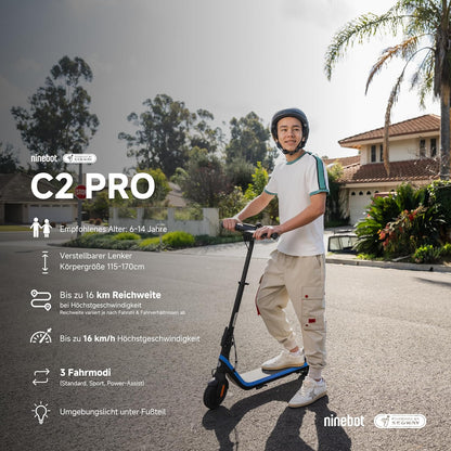 Segway-Ninebot C2 Pro E KickScooter – 3 Fahrmodi für Kinder