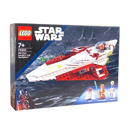 LEGO 75333 Star Wars Obi-Wan Kenobis Jedi Starfighter Set mit Taun We Droid NEU