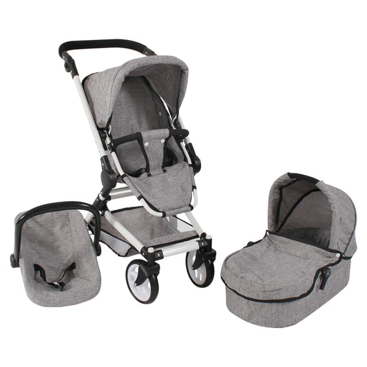 Bayer Chic 2000 Kombi-Puppenwagen Fides – 3 in 1 Set