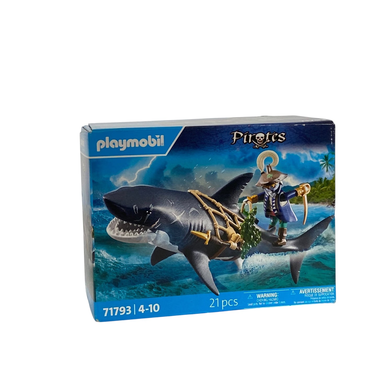 PLAYMOBIL Pirates Gefahr durch Riesenhai – Piratenspiel für Kinder