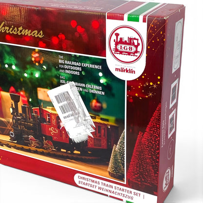 LGB 70308 Weihnachtszug Starterset – Festliches Eisenbahnvergnügen