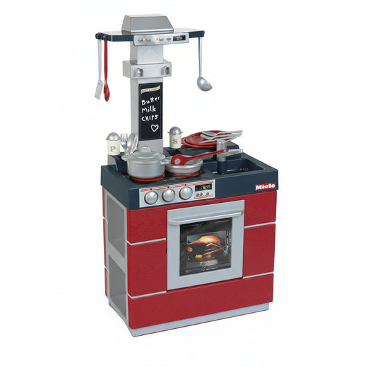Theo Klein 9044 Miele Küche Kompakt – Kinder-Spielküche, beidseitig bespielbar, ab 3 Jahren Geprüft