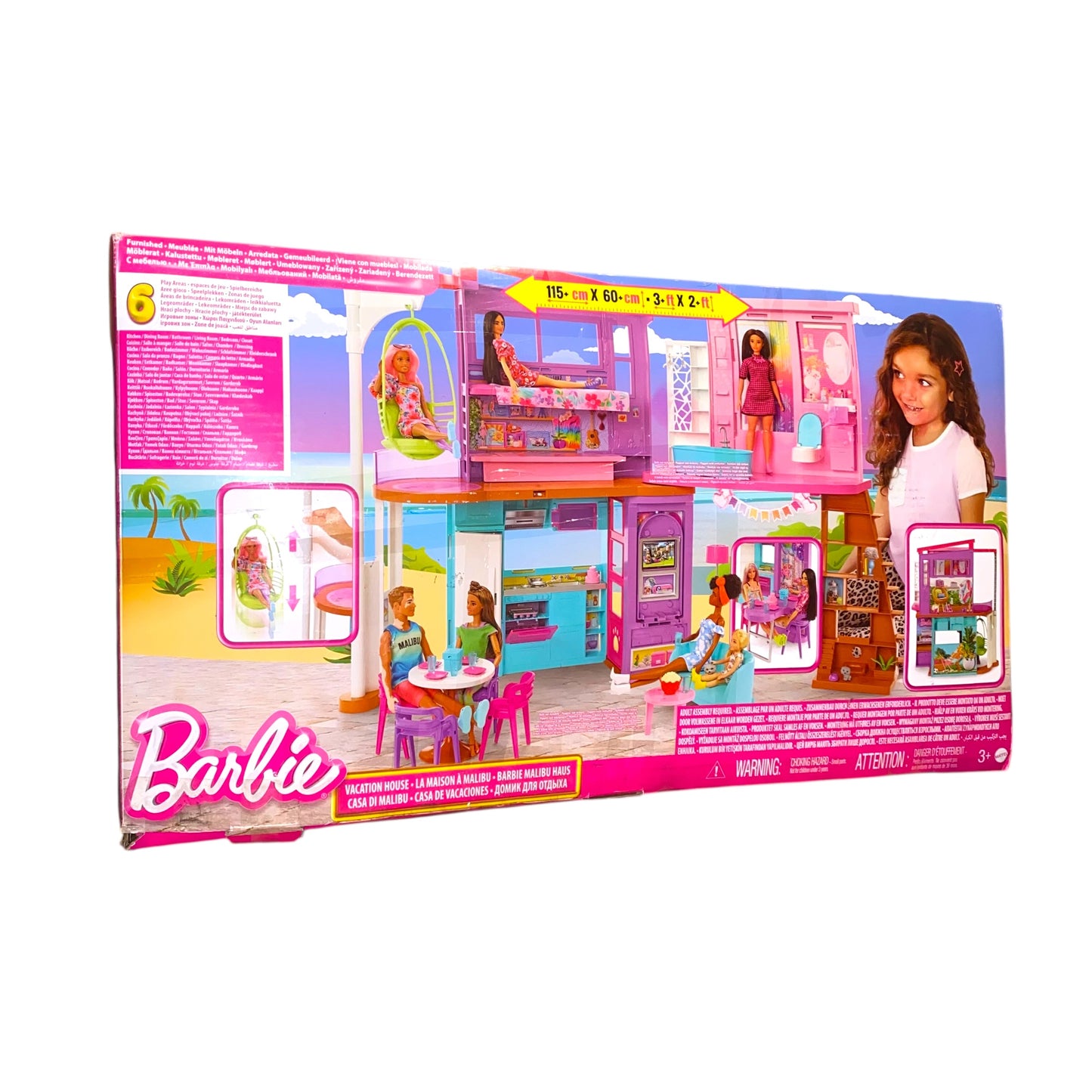 Barbie Malibu Haus – Vielseitiges Ferienhaus mit Zubehör