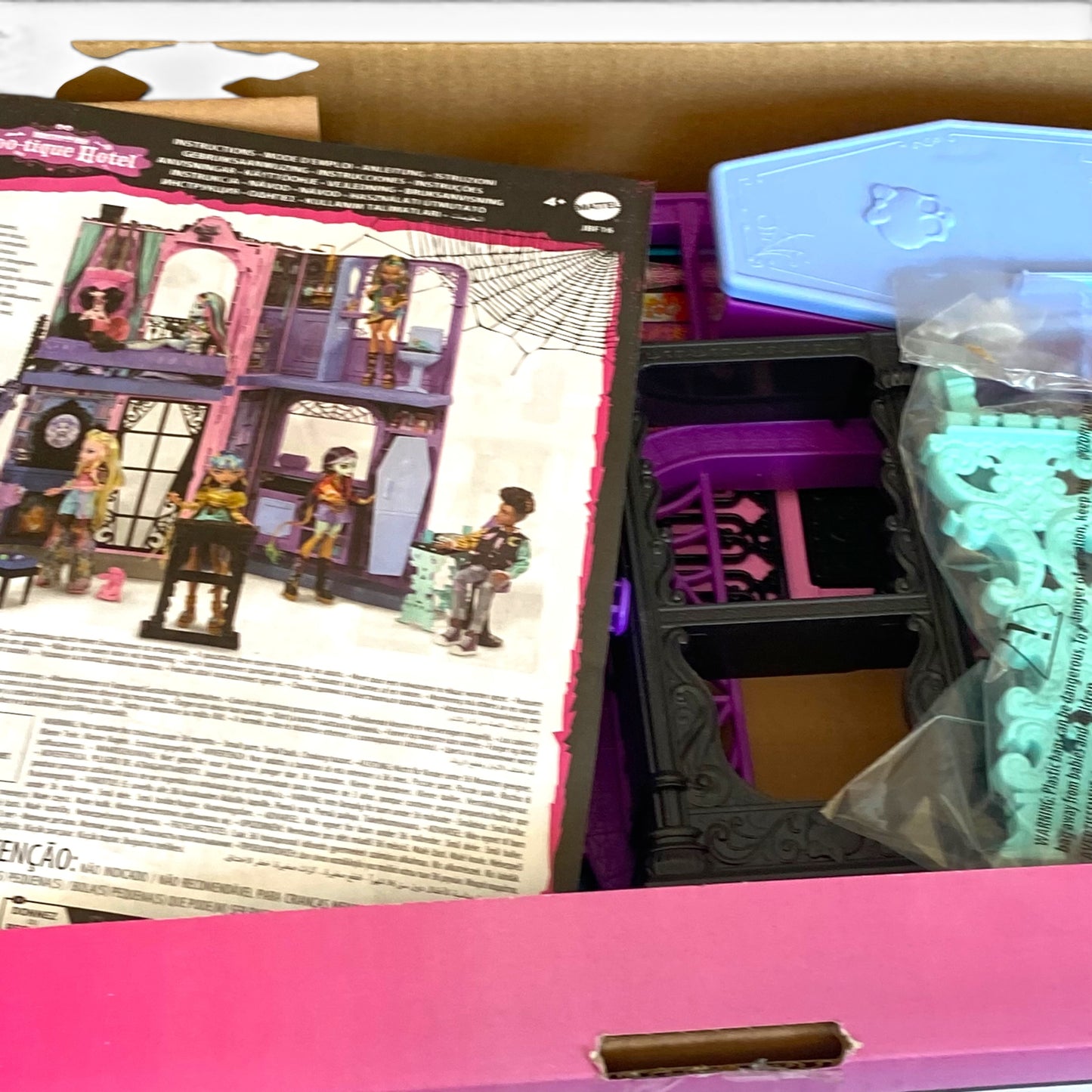 Monster High Hôtel Bouh-Tique – Faltbares Puppenhaus mit Zubehör