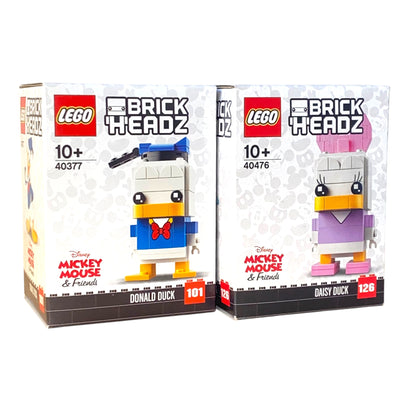 LEGO BrickHeadz Disney Bundle – Daisy Duck & Donald Duck Figuren Set NEU