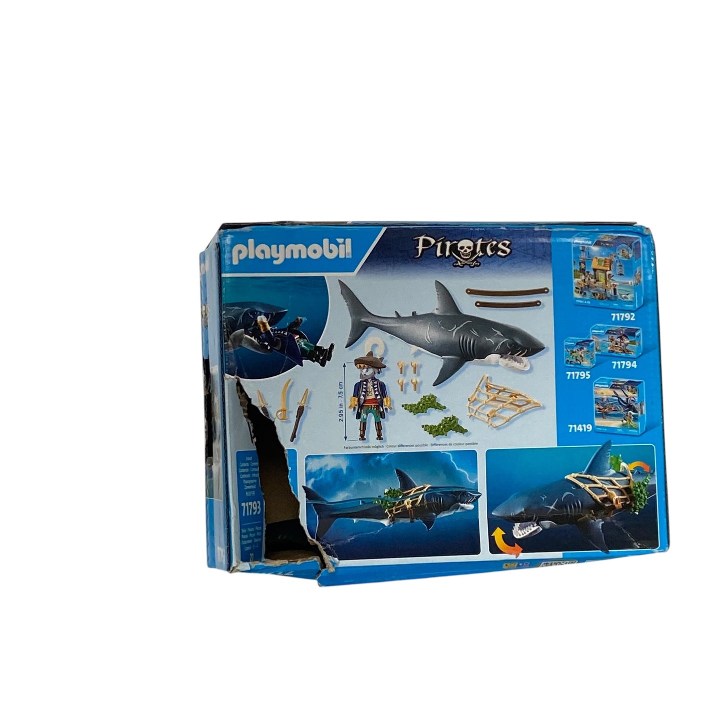 PLAYMOBIL Pirates Gefahr durch Riesenhai – Piratenspiel für Kinder