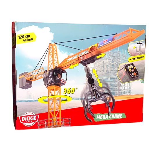 Dickie Toys Mega Crane – Riesiger Spielkran für Kinder