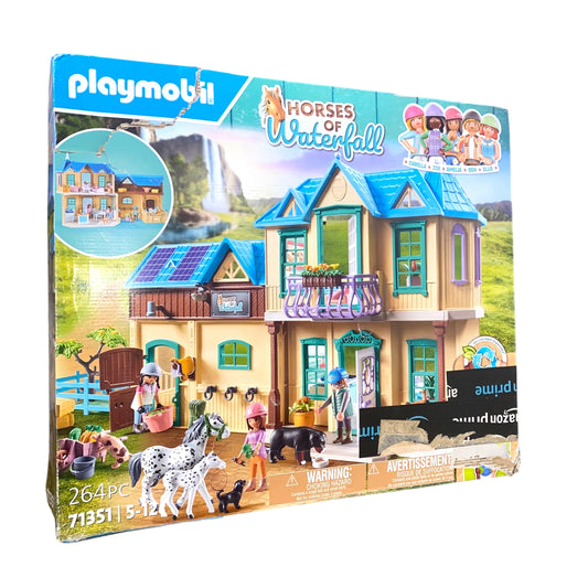 PLAYMOBIL Horses of Waterfall 71351 – Pferdeparadies für Kinder