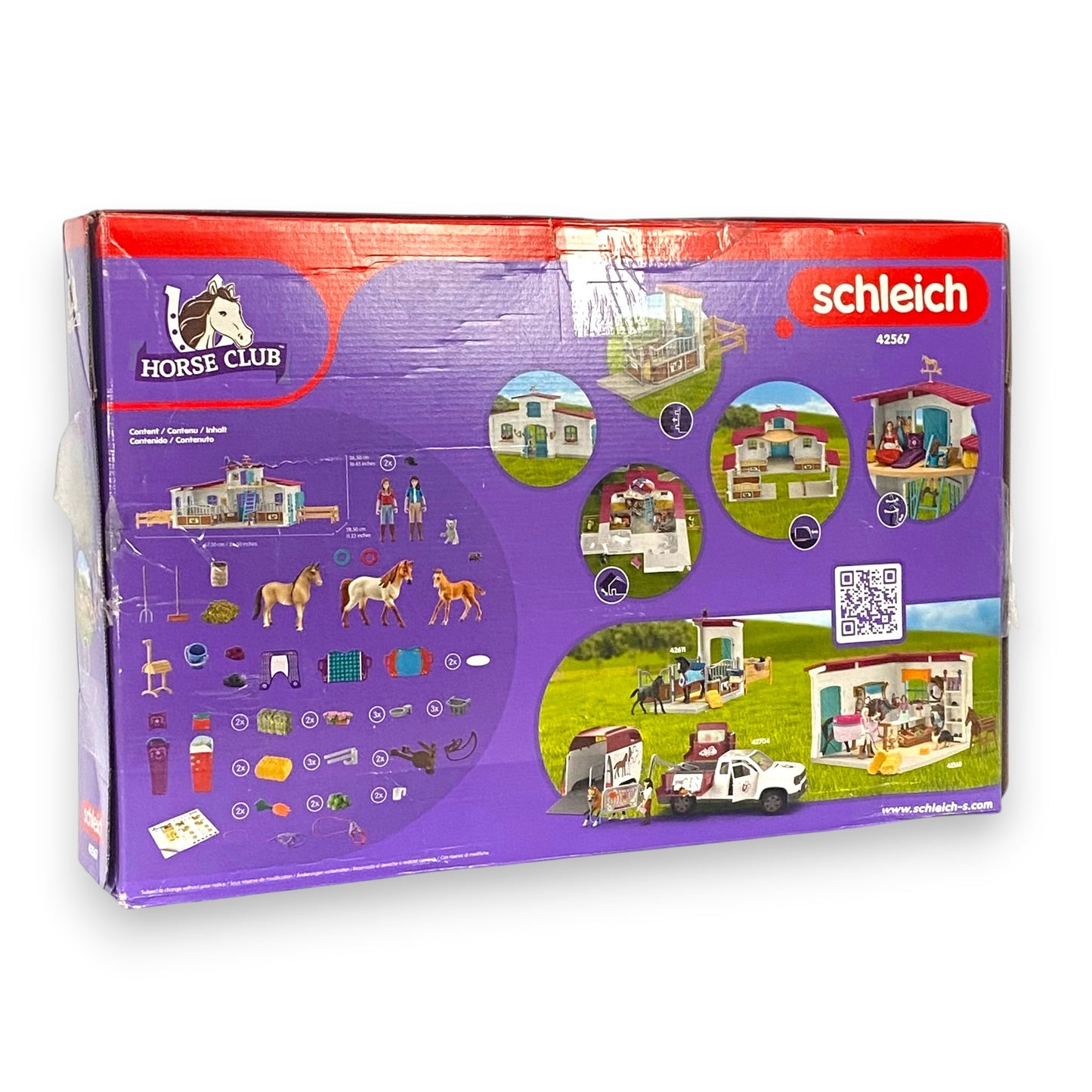 SCHLEICH Horse Club Reiterhof – 115 Teile für kreatives Spielen