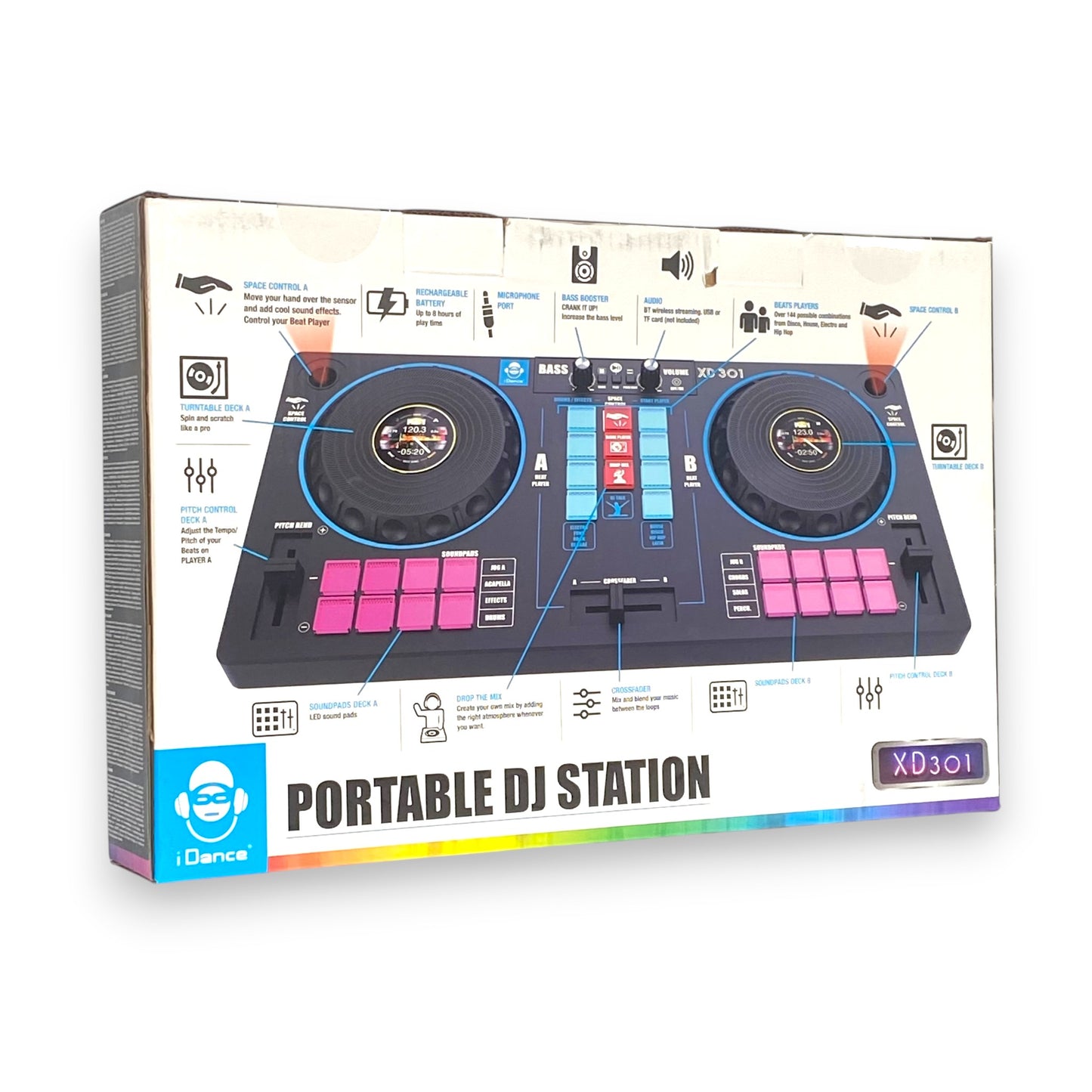 Cefa Toys Tragbare DJ-Station – perfekte Mixkünstler