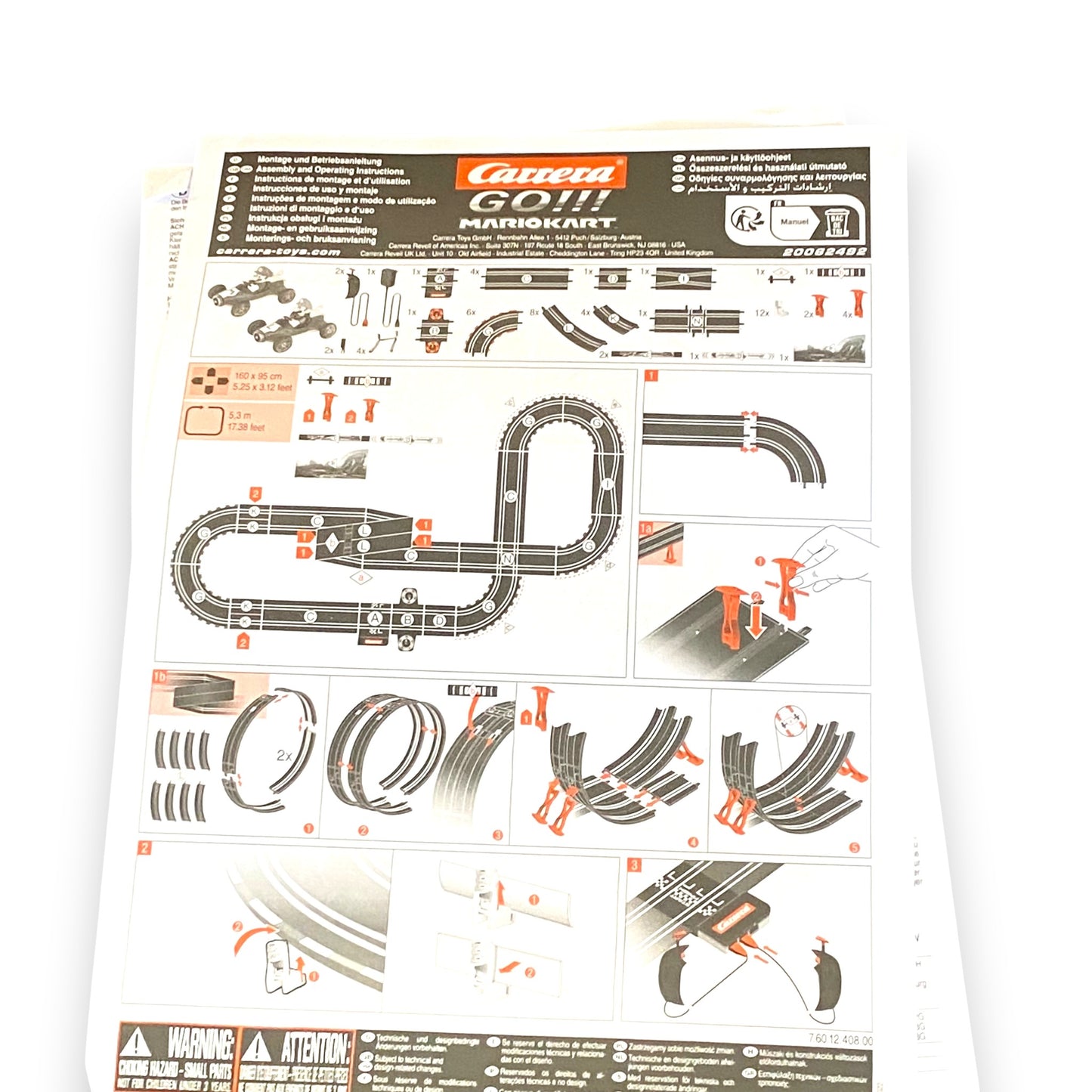Carrera GO!!! P-Wing Rennbahn – Rennspaß für 2 Spieler