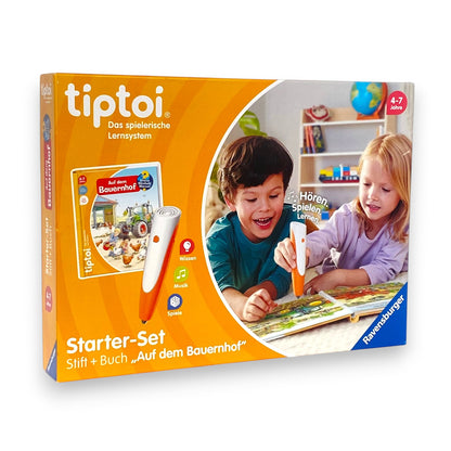 Ravensburger tiptoi Starter-Set – Interaktives Bauernhof-Buch