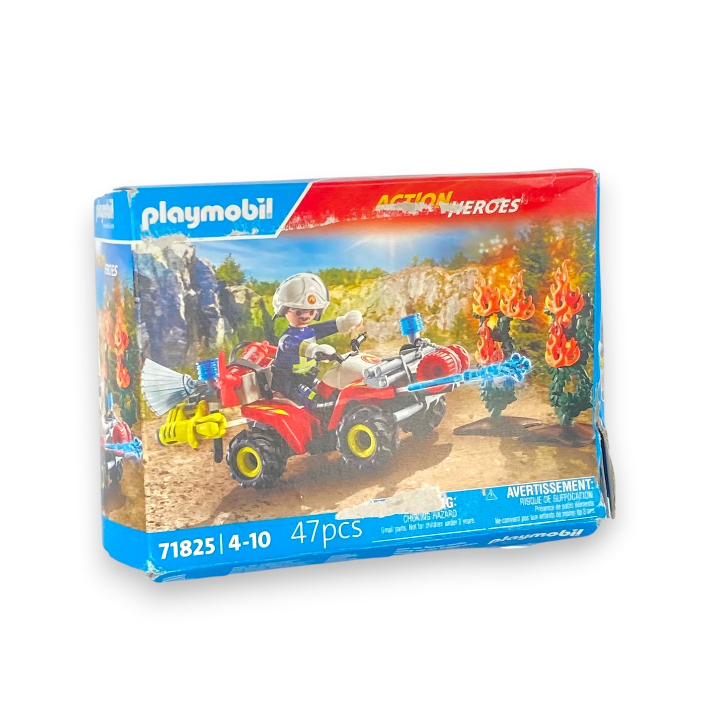PLAYMOBIL Feuerwehr Quad – schnelles Löschen mit Wasserkanone