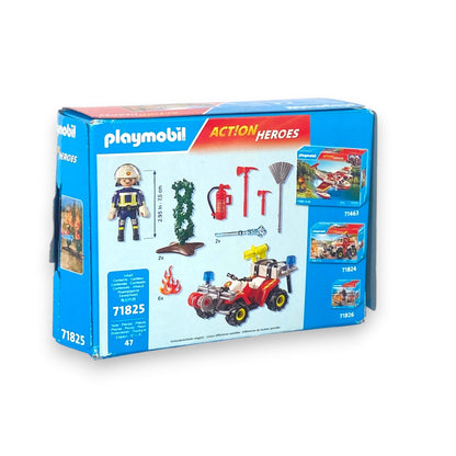 PLAYMOBIL Feuerwehr Quad – schnelles Löschen mit Wasserkanone