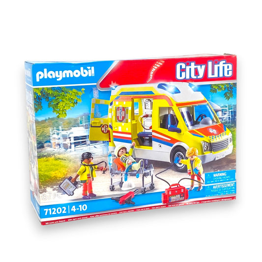 PLAYMOBIL City Life Rettungswagen – Licht- & Soundeffekte