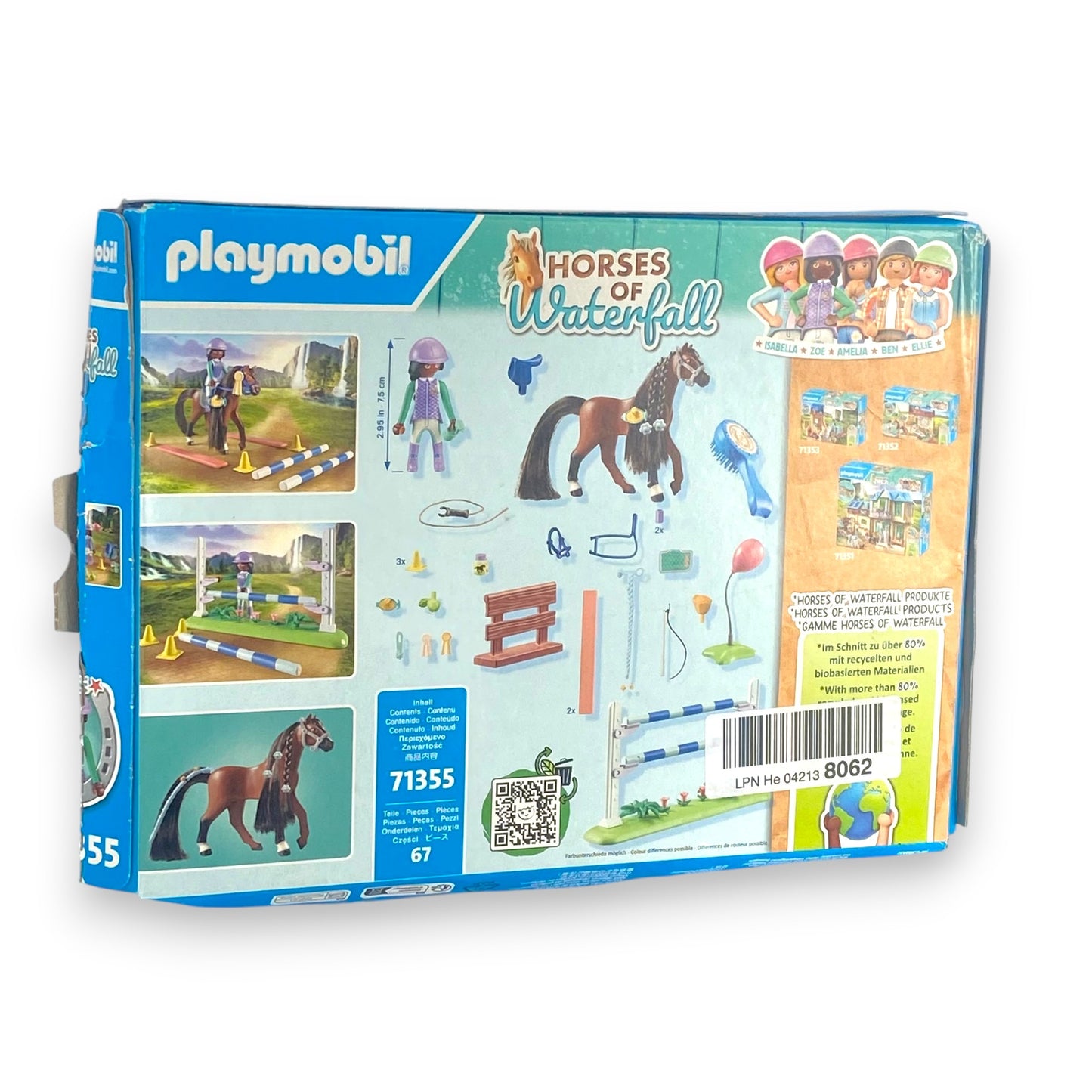 PLAYMOBIL Horses of Waterfall 71355 – Turnierparcours für Kinder