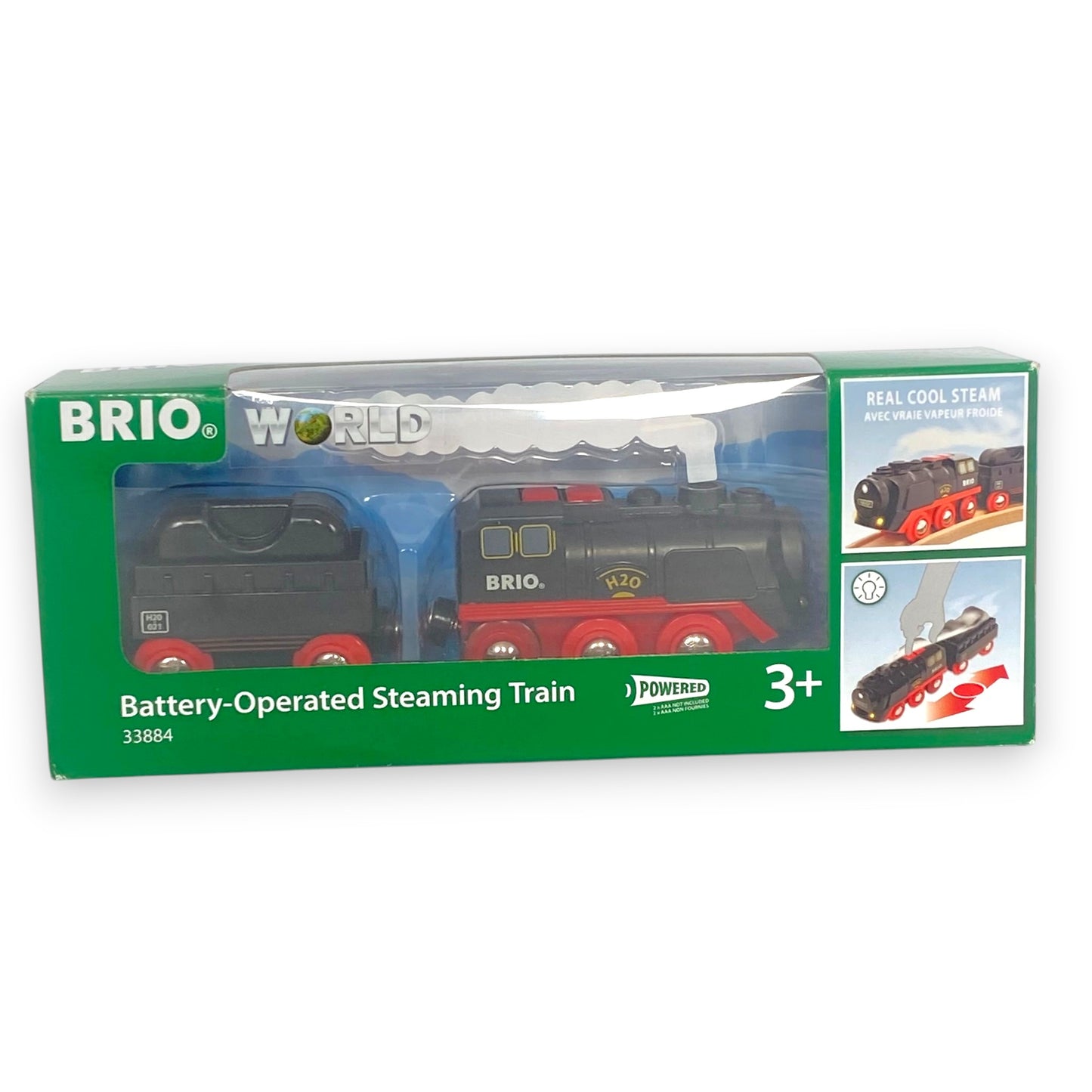 BRIO World Dampflok – mit echtem Dampf und Wassertank