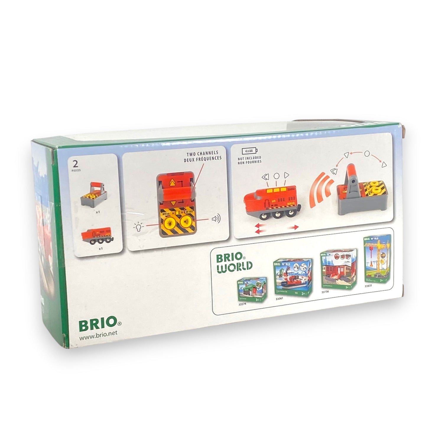BRIO IR-Frachtlok – Interaktive Spielzeuglok mit Fernsteuerung