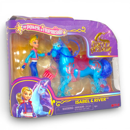Unicorn Academy - Isabel & Einhorn River Figuren Set