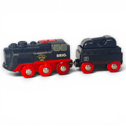 BRIO World 33884 Dampflok – realistische Dampffunktion