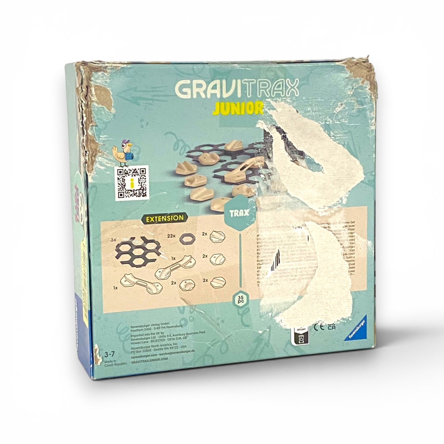 Ravensburger GraviTrax Junior Extension Trax – kreative Kugelbahn