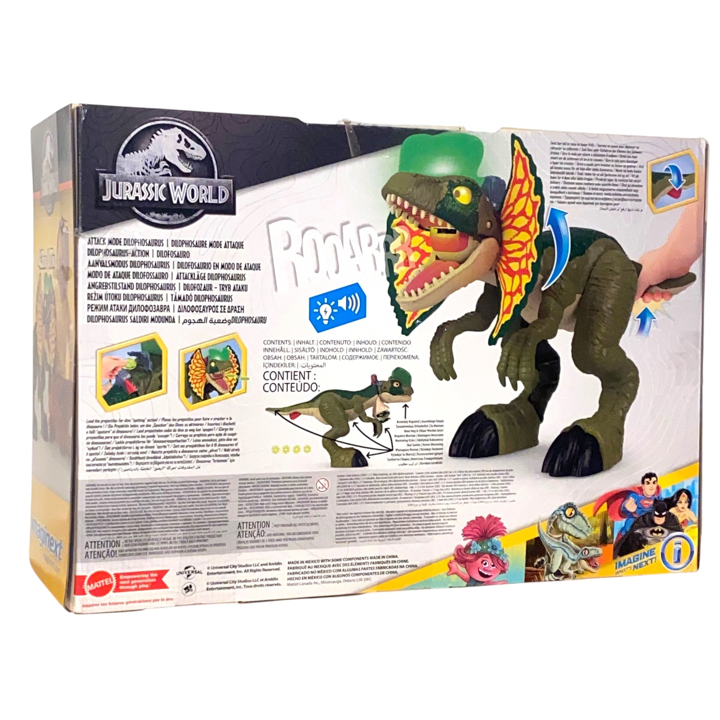 Fisher-Price Jurassic World Dilophosaurus – interaktive Dino-Action