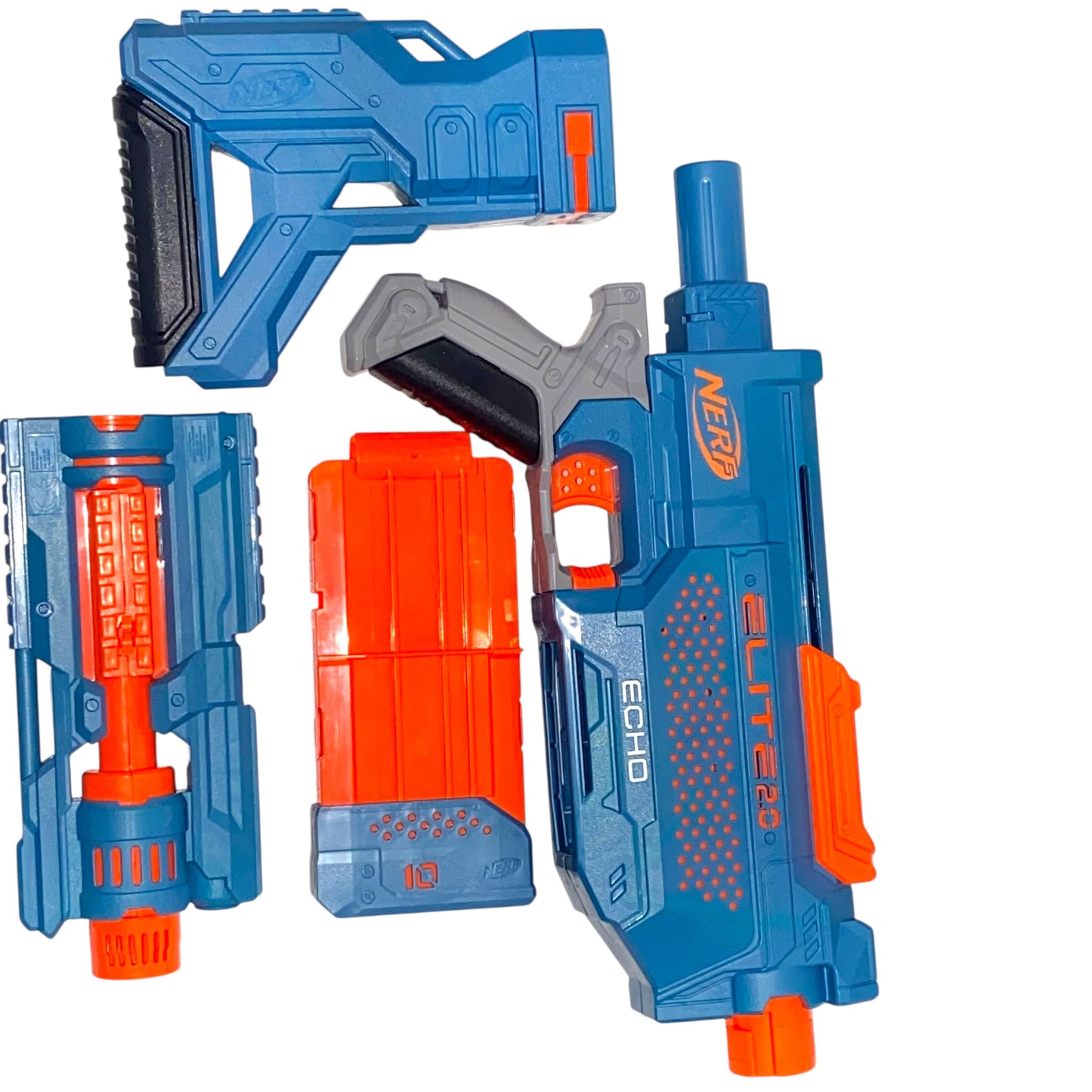 NERF Elite 2.0 Echo CS-10 Blaster mit Zubehör für Kinder ab 8 Jahren ✅
